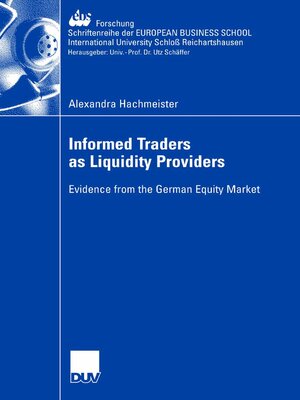 cover image of Informed Traders as Liquidity Providers